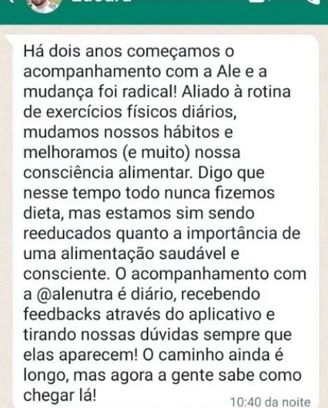 depoimento de cliente